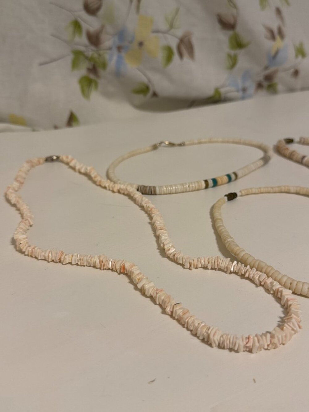 Lot of Vintage Genuine Puka Shell Necklaces